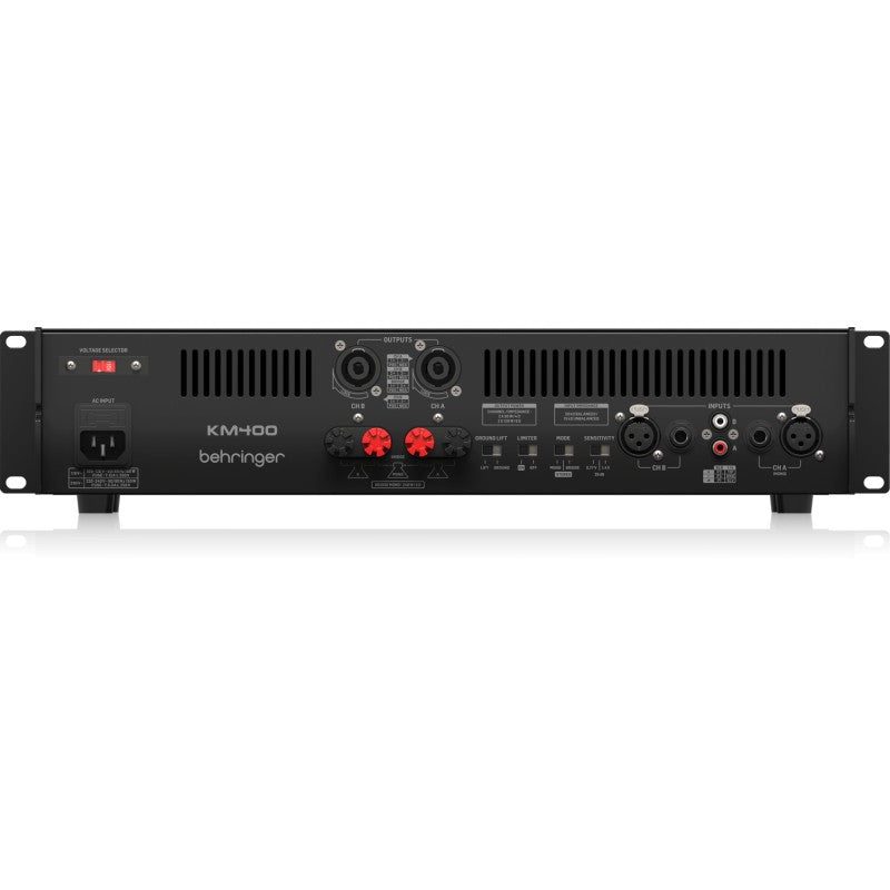 Behringer KM400 - Etapa de potencia profesional de 400W - Tempo Shop