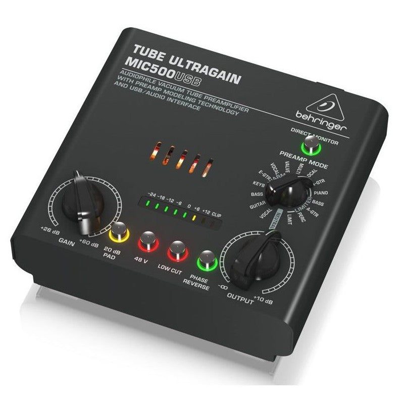 Behringer MIC500USB - Previo de Micrófono e Interfaz USB - Tempo Shop