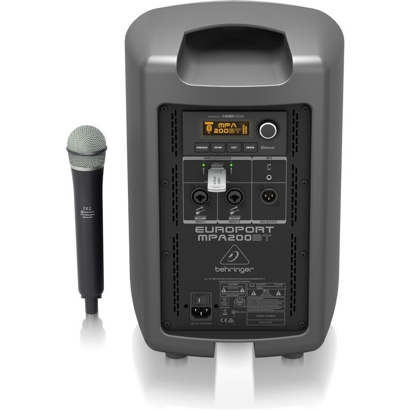 Behringer MPA200BT - Sistema PA Portátil Bluetooth 200W - Tempo Shop
