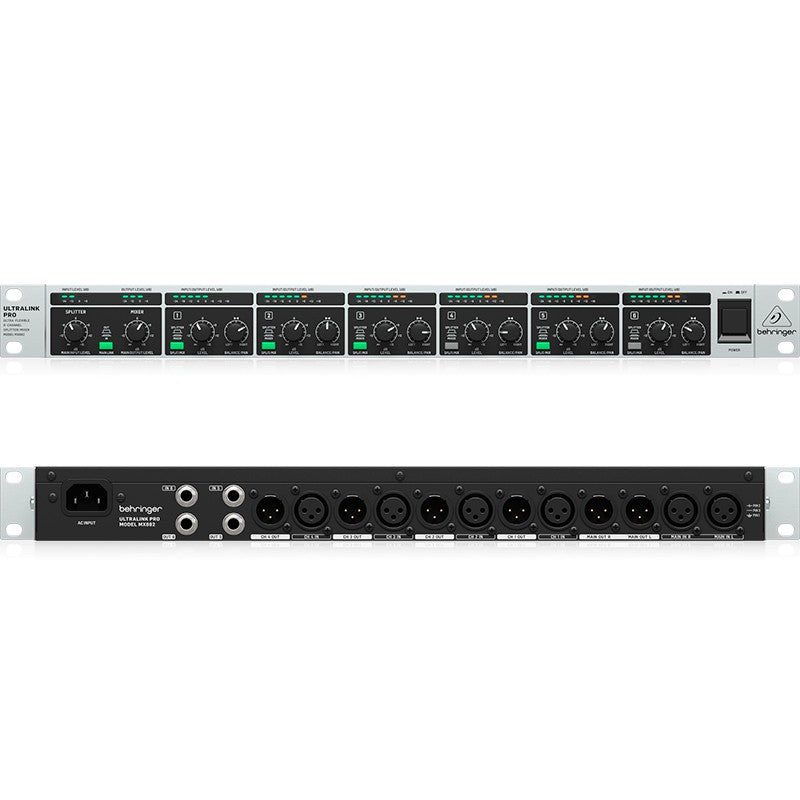 Behringer MX 882 V2 - Mezclador y divisor de 8 canales - Tempo Shop