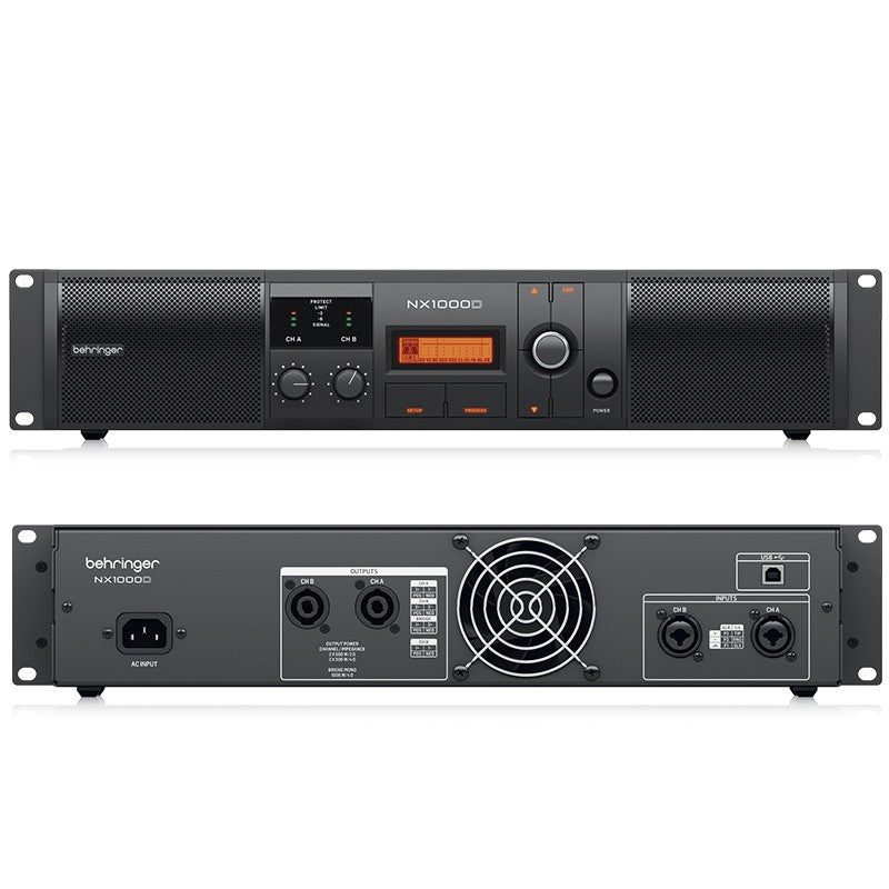 Behringer NX1000D - Etapa de Potencia DSP Clase D 1000W - Tempo Shop
