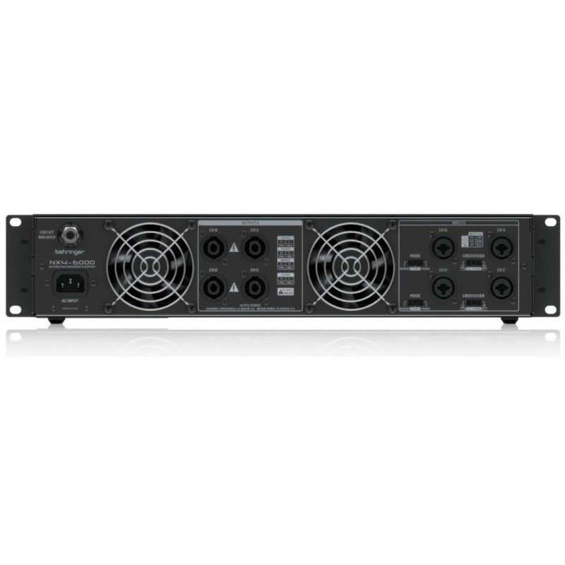 Behringer NX4-6000 - Etapa de potencia 6000 W y 4 canales - Tempo Shop