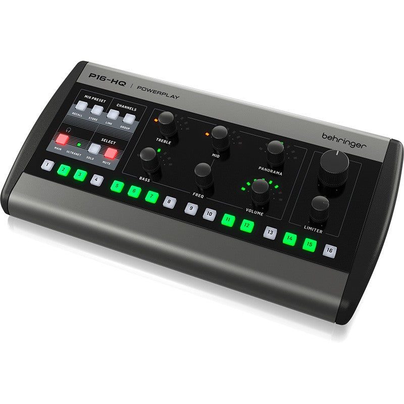Behringer P16-HQ - Mezclador monitorización personal 16 canales - Tempo Shop