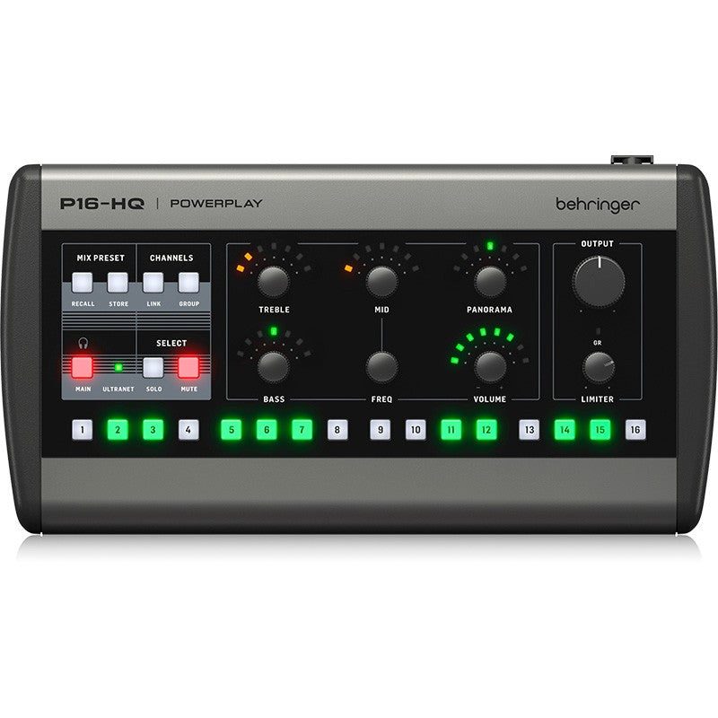 Behringer P16-HQ - Mezclador monitorización personal 16 canales - Tempo Shop