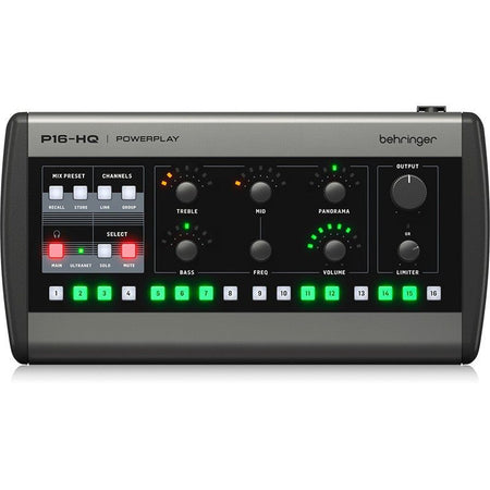 Behringer P16-HQ - Mezclador monitorización personal 16 canales - Tempo Shop