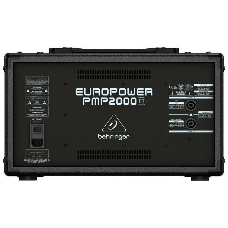 Behringer PMP2000D - Mezclador Amplificado ULN de 2000W - Tempo Shop