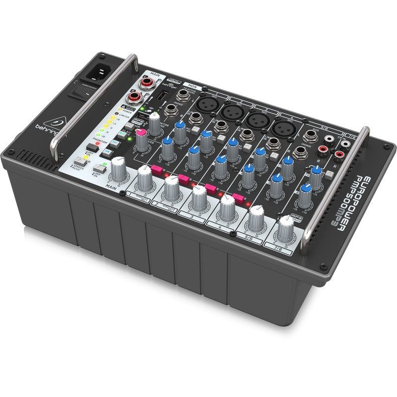 Behringer PMP500MP3 Mezclador Amplificado - 8 Canales 500W - Tempo Shop