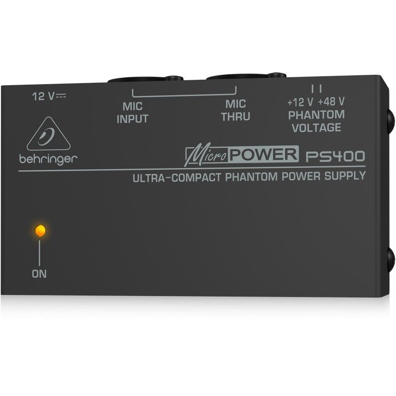 Behringer PS400 - Fuente de alimentación phantom portátil - Tempo Shop