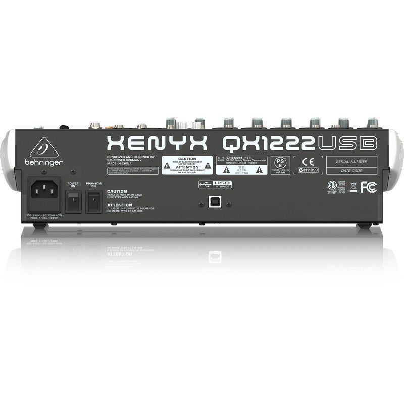 Behringer QX1222USB XENYX - Mesa de Mezclas Analógica - Tempo Shop
