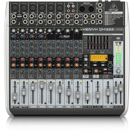 Behringer QX1222USB XENYX - Mesa de Mezclas Analógica - Tempo Shop