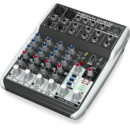 Behringer QX602MP3 - Mezclador Analógico 6 Canales con Efectos - Tempo Shop
