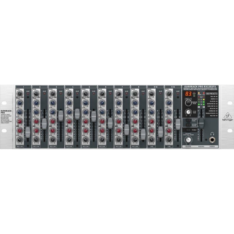Behringer RX1202FX V2 - Mezclador rack 12 canales - Tempo Shop