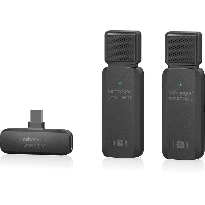 Behringer SMART MIC 2 - Sistema Inalámbrico Dual de Solapa - Tempo Shop