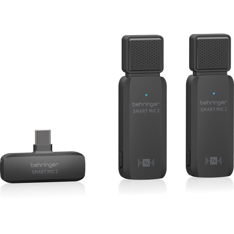 Behringer SMART MIC 2 - Sistema Inalámbrico Dual de Solapa - Tempo Shop