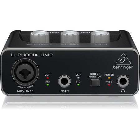 Behringer U-PHORIA UM2 - Interfaz de audio USB 2x2 - Tempo Shop