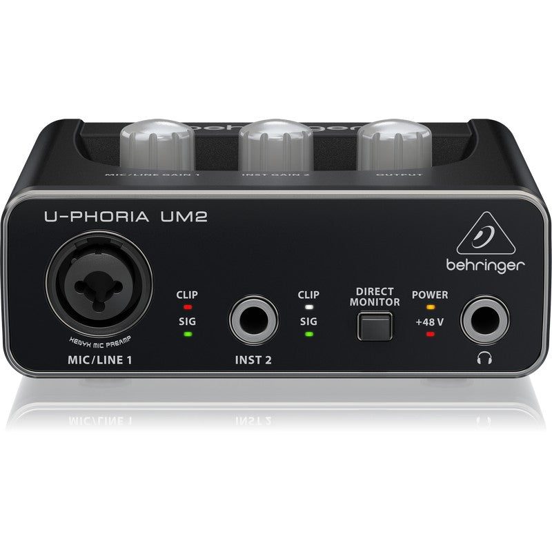 Behringer U-PHORIA UM2 - Interfaz de audio USB 2x2 - Tempo Shop