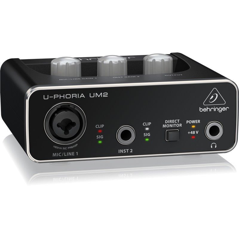 Behringer U-PHORIA UM2 - Interfaz de audio USB 2x2 - Tempo Shop