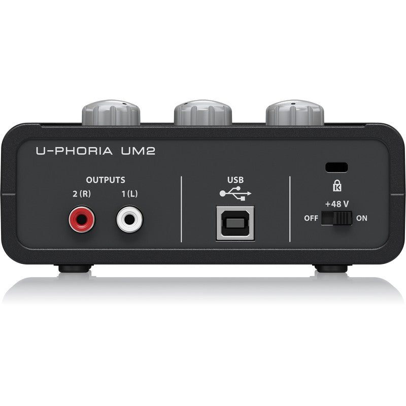 Behringer U-PHORIA UM2 - Interfaz de audio USB 2x2 - Tempo Shop