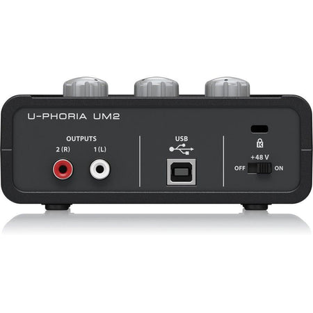 Behringer U-PHORIA UM2 - Interfaz de audio USB 2x2 - Tempo Shop