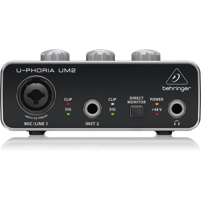 Behringer U-PHORIA UM2 - Interfaz de audio USB 2x2 - Tempo Shop