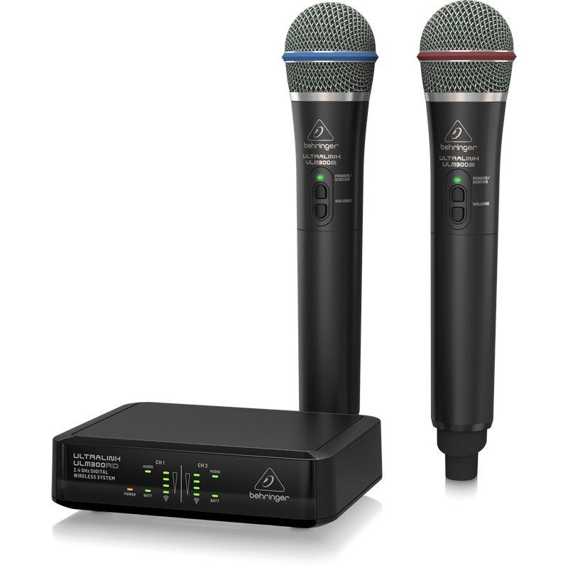 Behringer ULM302MIC - Micrófono Inalámbrico Doble de 2.4 GHz - Tempo Shop
