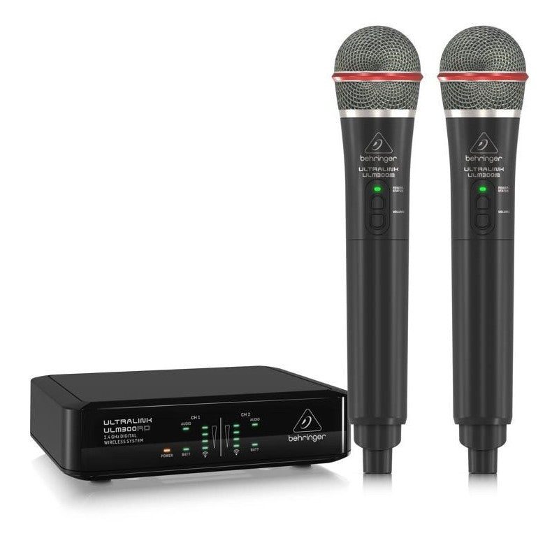 Behringer ULM302MIC - Micrófono Inalámbrico Doble de 2.4 GHz - Tempo Shop