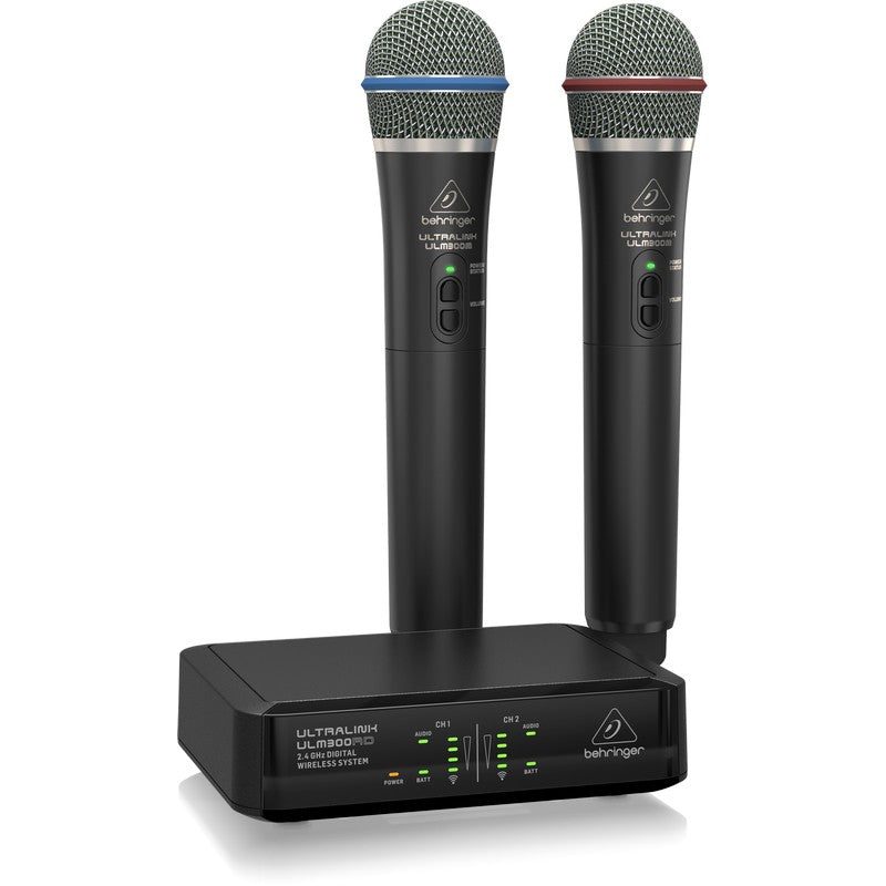 Behringer ULM302MIC - Micrófono Inalámbrico Doble de 2.4 GHz - Tempo Shop