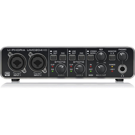 Behringer UMC204HD - Interfaz de Audio y MIDI USB - Tempo Shop