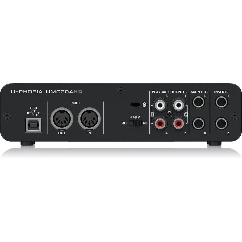 Behringer UMC204HD - Interfaz de Audio y MIDI USB - Tempo Shop