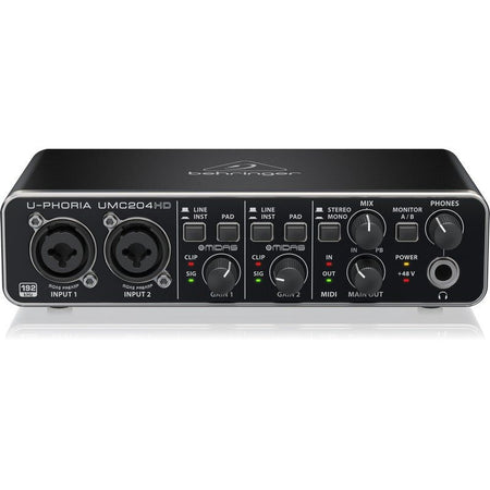 Behringer UMC204HD - Interfaz de Audio y MIDI USB - Tempo Shop