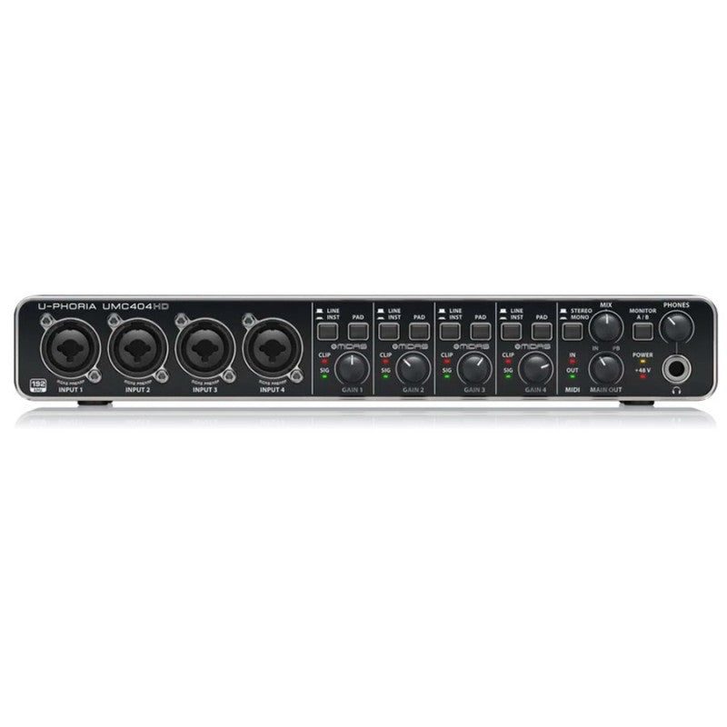 Behringer UMC404HD - Interfaz de Audio y MIDI de 4 Canales - Tempo Shop