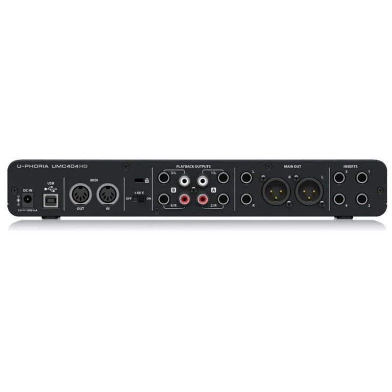 Behringer UMC404HD - Interfaz de Audio y MIDI de 4 Canales - Tempo Shop