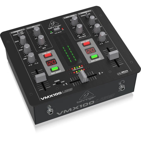 Behringer VMX100 USB - Mezclador para DJ de 2 canales - Tempo Shop