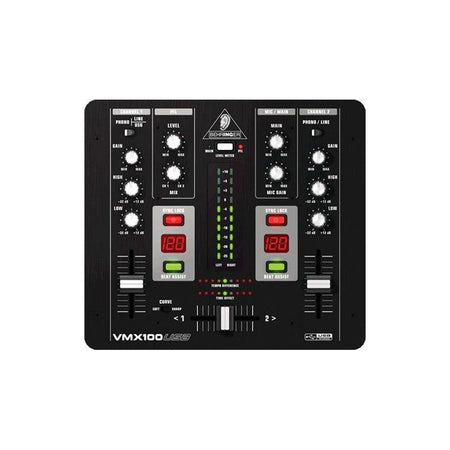 Behringer VMX100 USB - Mezclador para DJ de 2 canales - Tempo Shop
