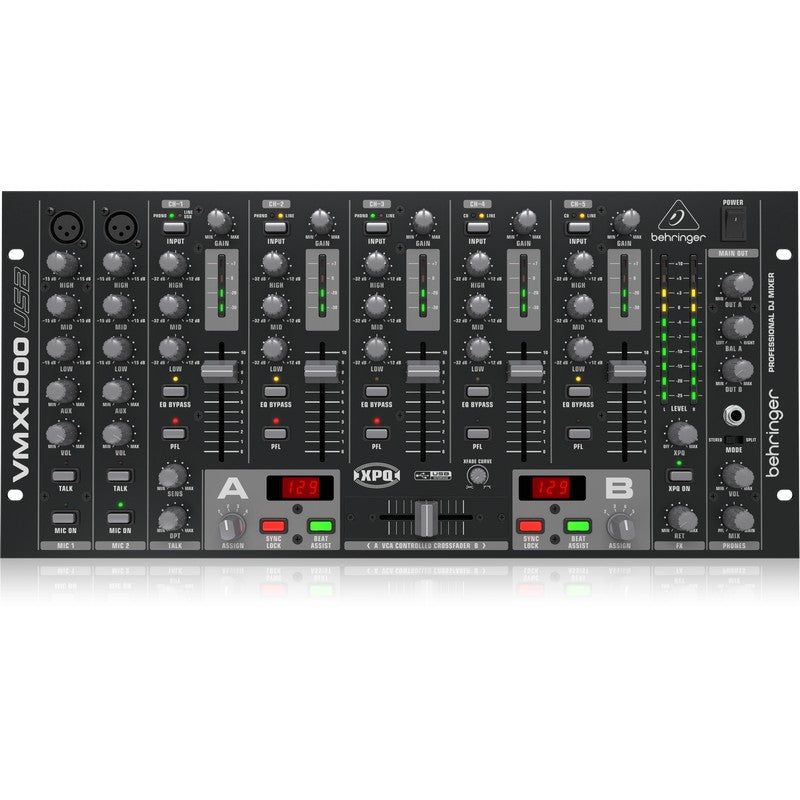 Behringer VMX1000 - Mezclador DJ Profesional 7 Canales - Tempo Shop