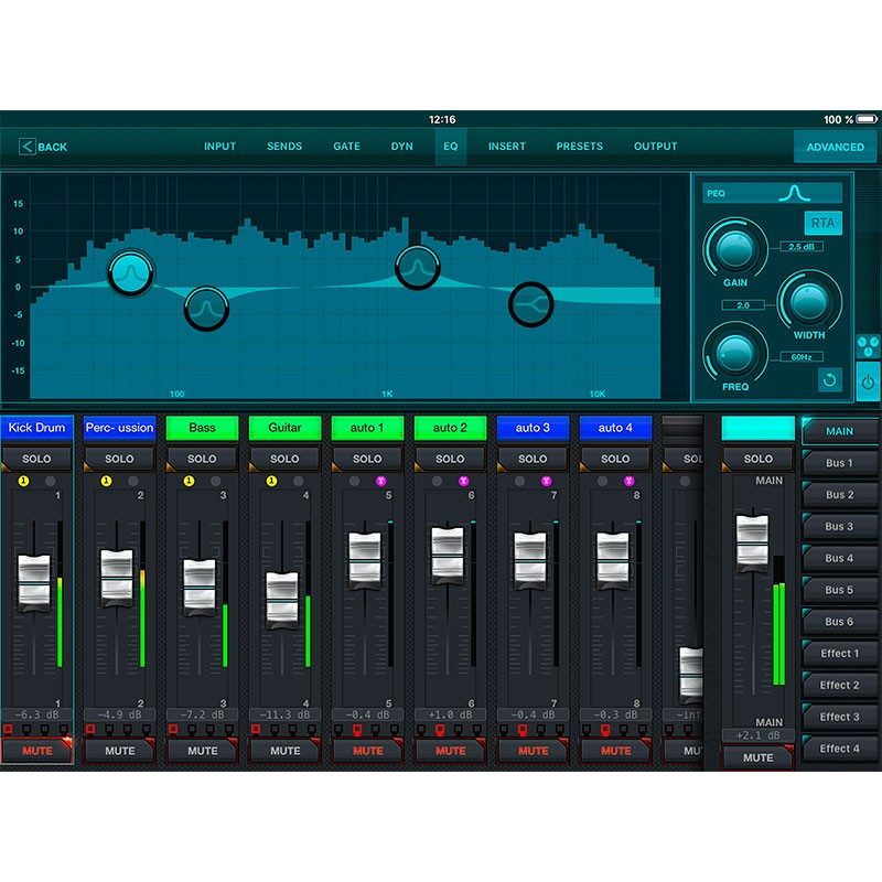 Behringer X AIR XR12 - Mezclador digital de 12 entradas con WiFi - Tempo Shop