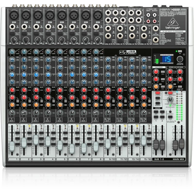 Behringer X2222USB - Mezclador Analógico 22 Canales - Tempo Shop