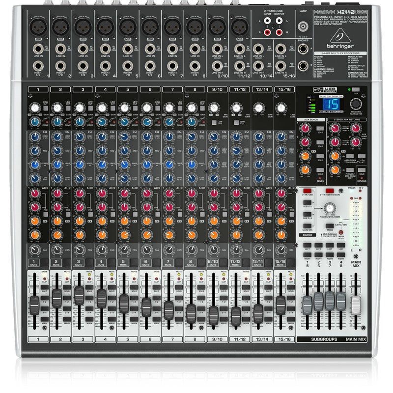 Behringer X2442 USB - Mezclador analógico de 24 canales - Tempo Shop