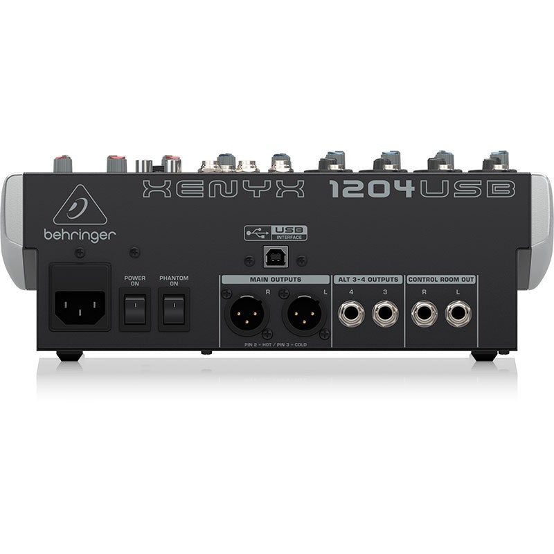 Behringer XENYX 1204USB - Mezclador USB 12 Canales - Tempo Shop