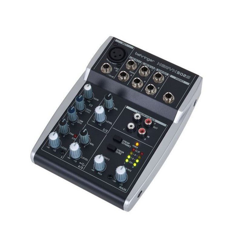 Behringer Xenyx 502S - Mezclador Analógico 5 Canales con USB - Tempo Shop
