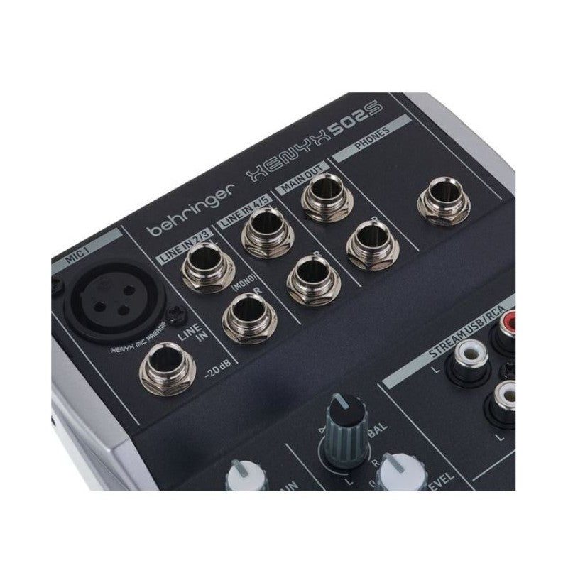 Behringer Xenyx 502S - Mezclador Analógico 5 Canales con USB - Tempo Shop