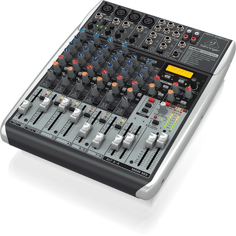 Behringer XENYX QX1204USB - Mezclador Premium de 12 Entradas - Tempo Shop