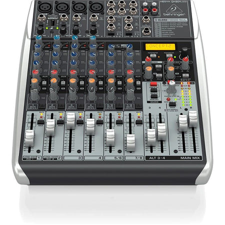 Behringer XENYX QX1204USB - Mezclador Premium de 12 Entradas - Tempo Shop