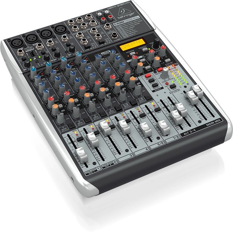 Behringer XENYX QX1204USB - Mezclador Premium de 12 Entradas - Tempo Shop