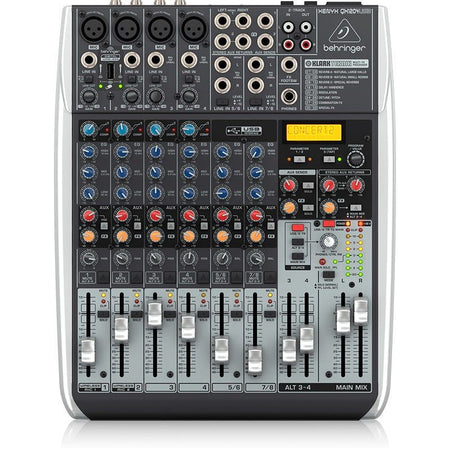 Behringer XENYX QX1204USB - Mezclador Premium de 12 Entradas - Tempo Shop