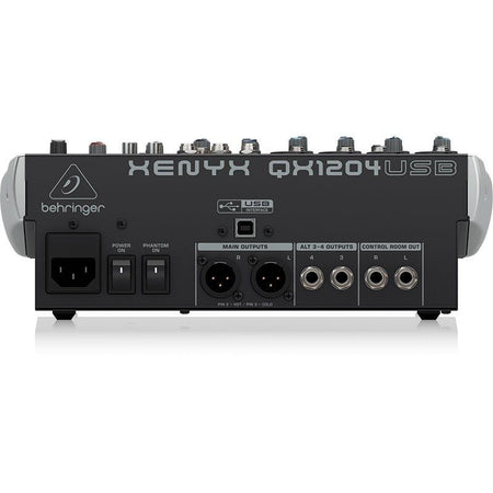 Behringer XENYX QX1204USB - Mezclador Premium de 12 Entradas - Tempo Shop