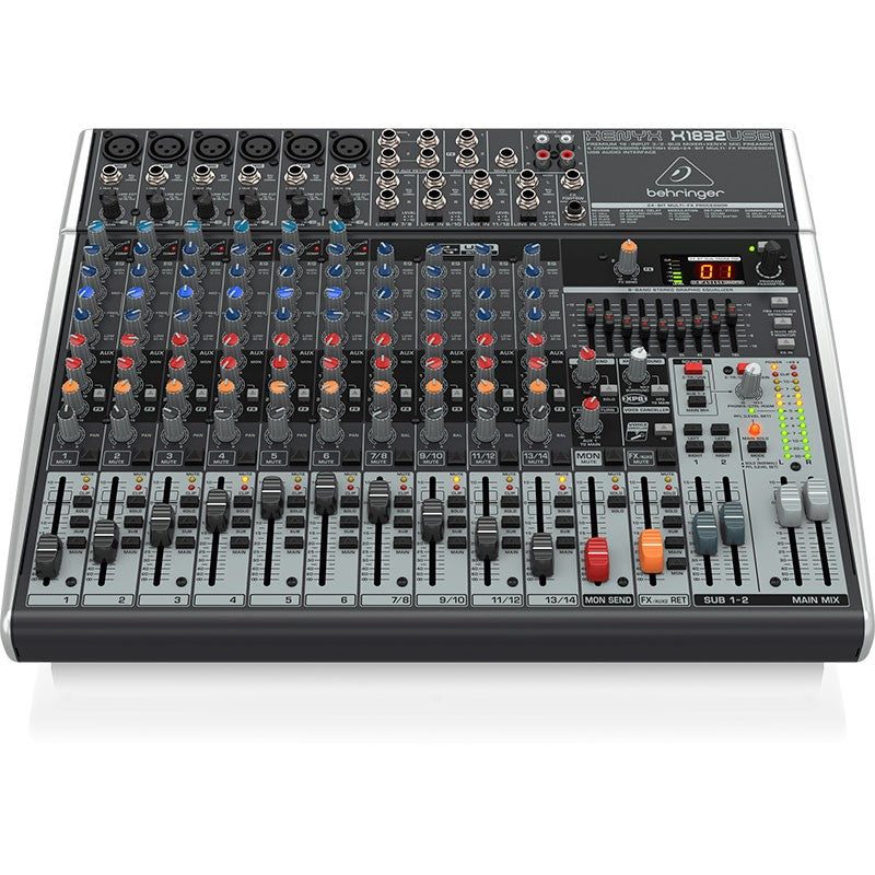 Behringer XENYX X1832USB - Mezclador USB de 18 canales - Tempo Shop