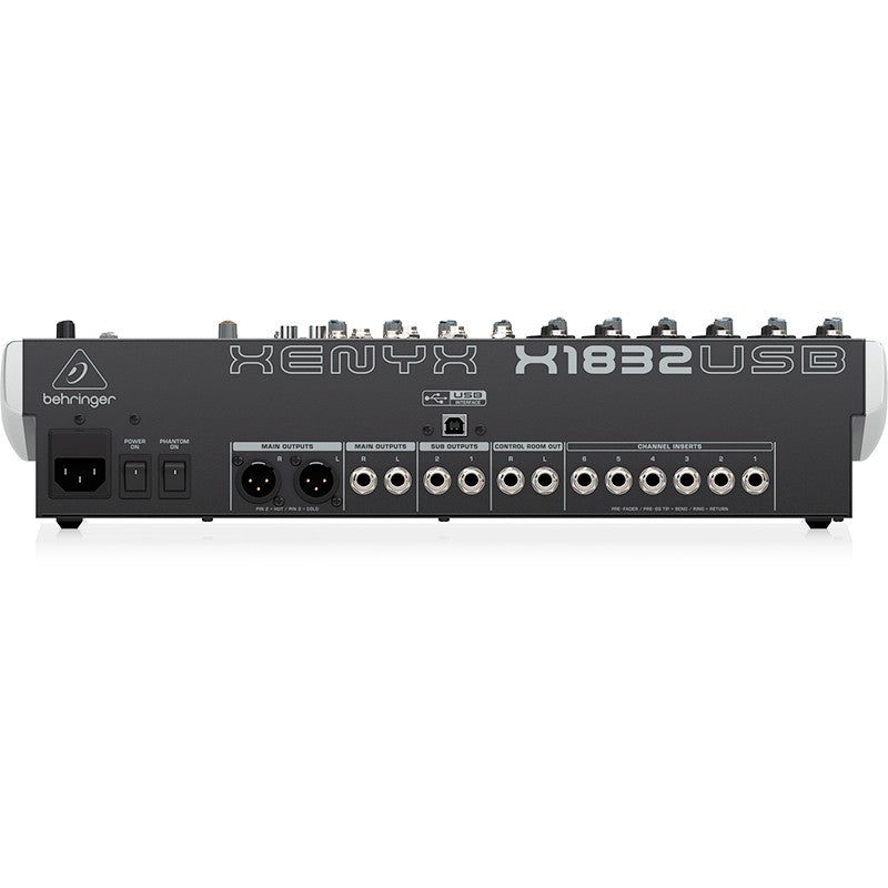 Behringer XENYX X1832USB - Mezclador USB de 18 canales - Tempo Shop