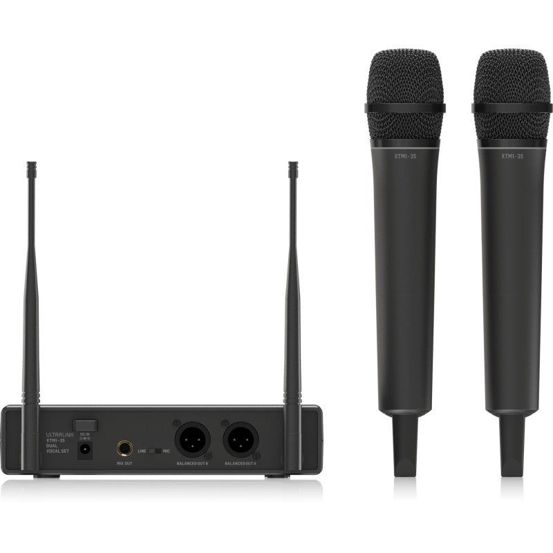 Behringer XTM1-35 DUAL VOCAL SET - Micrófono inalámbrico UHF - Tempo Shop