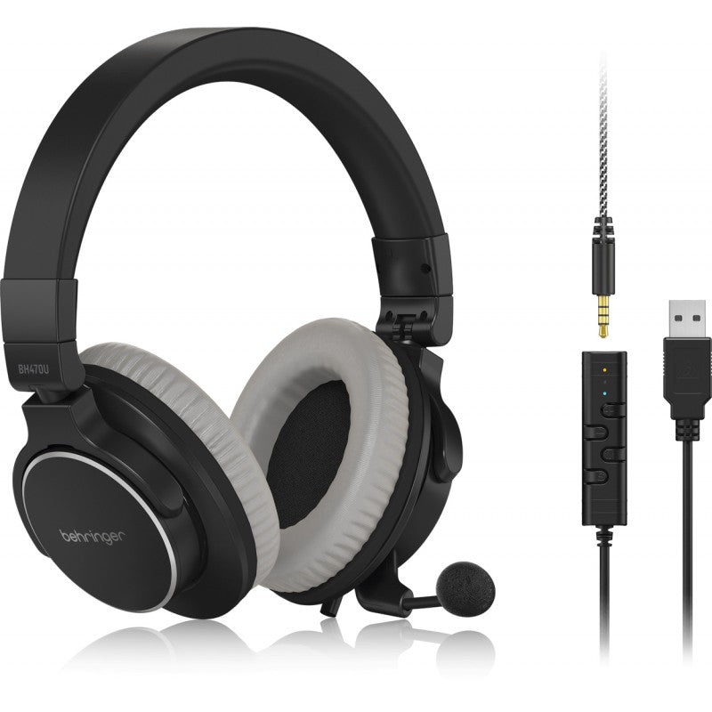 Behringer BH470U - Auriculares con Micrófono Desmontable